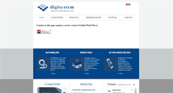 Desktop Screenshot of digisystemeletro.com.br